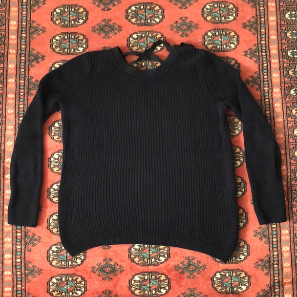 Banana Republic Lace Back Pullover Sweater - Picture 1 of 10